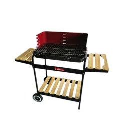 Barbecue a carbonella sandrigarden "vigor calipso" con ruote 103x37x89 cm