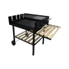 Barbecue a carbonella sandrigarden "vigor circe" con ruote 123x59x86 cm