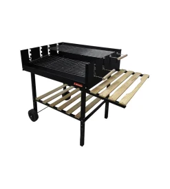 Barbecue a carbonella sandrigarden "vigor circe" con ruote 123x59x86 cm