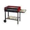 Barbecue a carbonella sandrigarden "sg 73-53" con ruote 115x56x92 cm