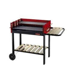 Barbecue a carbonella sandrigarden "sg 73-53" con ruote 115x56x92 cm