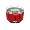 Barbecue a carbonella smokeless portatile  da tavolo, diametro 34x24h cm - sandrigarden