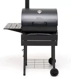 Barbecue a carbonella sochef "pablo 55" con affumicatore 90x76x126 cm