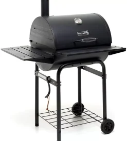 Barbecue a carbonella sochef "pablo 55" con affumicatore 90x76x126 cm