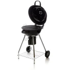 Barbecue a carbonella sochef "pupo 47" con griglia in acciaio 56x60x82 cm