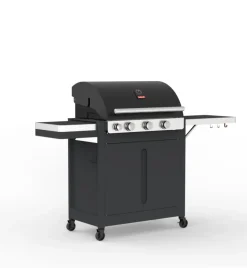 Barbecue a gas barbecook "stella" con telo di copertura in omaggio 3 bruciatori