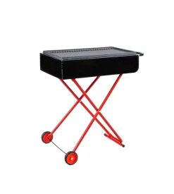 Barbecue a gas pieghevole arnold con ruote 73x43x74 cm