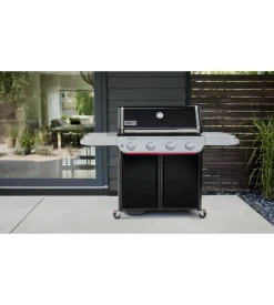 Barbecue a gas weber "genesis e-415" nero 4 bruciatori