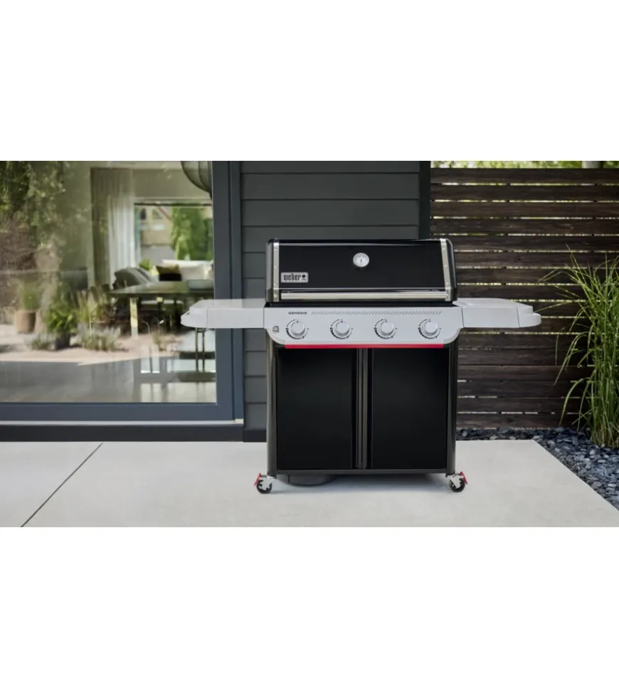 Barbecue a gas weber "genesis e-415" nero 4 bruciatori