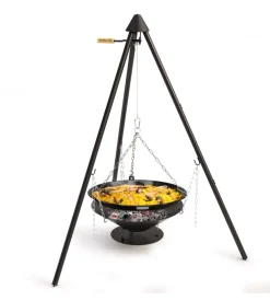 Barbecue a legna con treppiede barbecook 