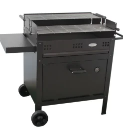 Barbecue a legna e carbone "etna v20" con forno pizza, 120x60x92 cm