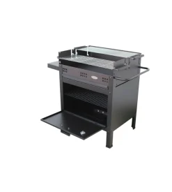 Barbecue a legna e carbone "etna v20" con forno pizza, 120x60x92 cm
