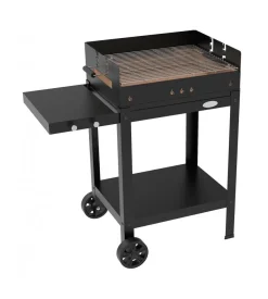 Barbecue a legna e carbone "menorca" con griglia regolabile a 3 posizioni, 99x56x67 cm