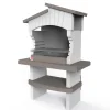 Barbecue a legna o carbonella in calcestruzzo sarom fuoco "bogota'" 125x64x184 cm