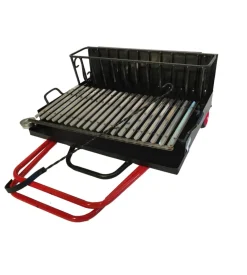 Barbecue a legna pieghevole arnold con griglia 47x50 cm