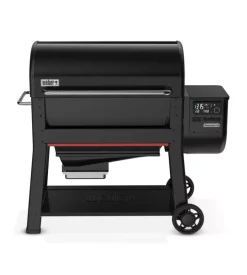 Barbecue a pellet weber "searwood xl" nero con griglia 91x45 cm