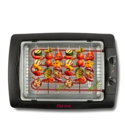 Barbecue elettrico con piedistallo e griglia 34x24,5 cm