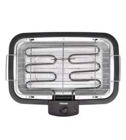 Barbecue elettrico da tavolo con griglia 37x21 cm