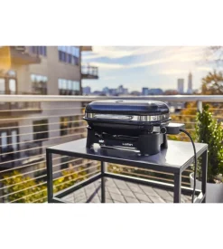 Barbecue elettrico portatile weber "lumin compact" con griglia 49,5x23,5 cm