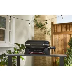 Barbecue elettrico weber "lumin smart black" nero con griglia 49x33 cm