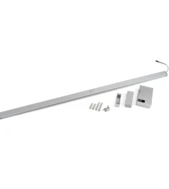 Barra appendiabili per armadi regolabile 558-708 mm batteria rimovibil e sensore di movimento anodizzato opaco - emuca.