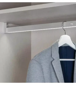 Barra appendiabiti con luce led, 558-708 mm