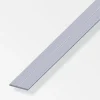 Barra piatta 7.5x1.5 alluminio naturale - 1 metro.