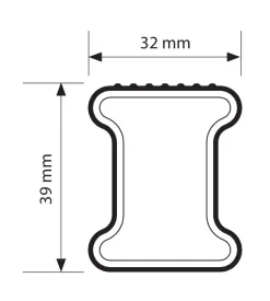 Barra portatutto acciaio - 135 cm  n10005
