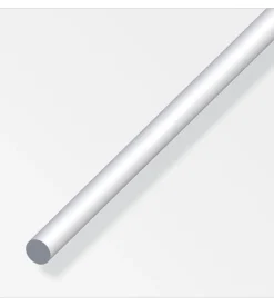Barra tonda 6 alluminio arg - 1 metro.