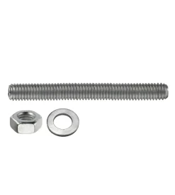 Barre filettate con dado e rondella ø m8 x 100 - 4 pz.