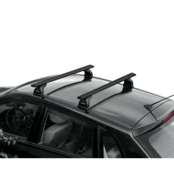 Barre portatutto "evos silenzio black" in alluminio xl 140 cm - n15082