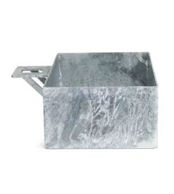 Basamento per fontane da giardino in acciaio zincato a caldo, 40x30 cm - kam