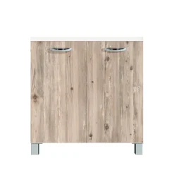 Base cucina con 2 ante e ripiano "easy", 80 cm