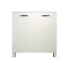 Base cucina con ripiano e 2 ante bianco "easy", 80 cm