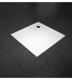 Base doccia in abs, 80x80x3 cm