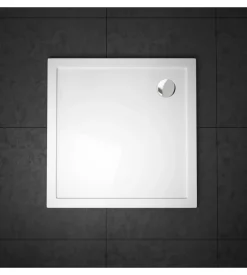 Base doccia in abs, 80x80x3 cm