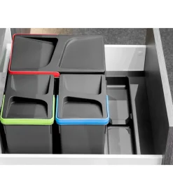 Base per contenitori raccolta differenziata, modulo 90 cm