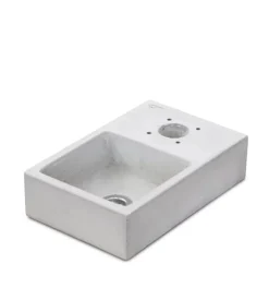 Base plinto per fontane in metallo kam "york" in calcestruzzo, 25x39x10 cm