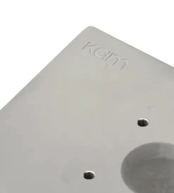 Base plinto per fontane in metallo kam "york" in calcestruzzo, 25x39x10 cm