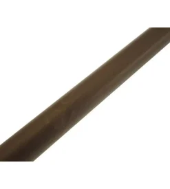 Bastone in legno per tende ø28mm lunghezza cm 200  - colore noce.