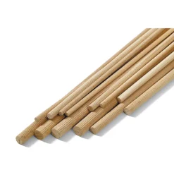 Bastoni tondi lisci in legno duro ø 10 x 1000 mm