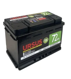 Batteria per auto al piombo "ursus star&stop"  72 ah