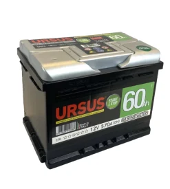 Batteria per auto al piombo "ursus star&stop"  60 ah