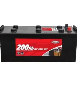 Batteria per autocarro e trattori 200ah 12v 1050a polo positivo sinistro