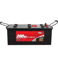 Batteria per autocarro e trattori 200ah 12v 1050a polo positivo sinistro