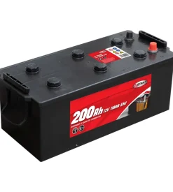 Batteria per autocarro e trattori 200ah 12v 1050a polo positivo sinistro