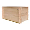 Baule da esterno alce "giove" in legno 250 lt 130x60x54cm