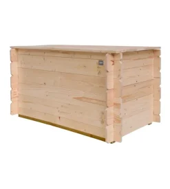 Baule da esterno alce "giove" in legno 250 lt 130x60x54cm