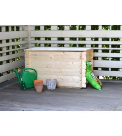 Baule da esterno alce  "giunone" in legno 183 lt 98x60x54 cm