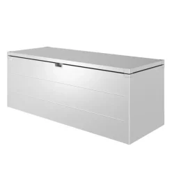 Baule da esterno impermeabile biohort "stylebox 210" in acciaio zincato argento metallizzato 990 lt 207x80x81 cm - cod. b330910
